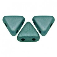 Les perles par Puca® Kheops Perlen Metallic mat green turquoise 23980/94104